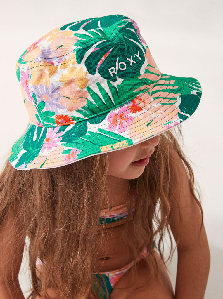 Roxy Candied Peacy - Bob Femme Jaune - Chapeau Seau Été Décontracté - Style Plage Et Streetwear
