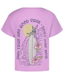ROXY Little Girls Board Biscus S/S Tee - Crocus Petal