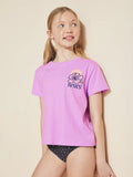 ROXY Little Girls Board Biscus S/S Tee - Crocus Petal