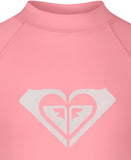 ROXY Little Girls Whole Hearted L/S UPF 50 Rashguard - Plumeria
