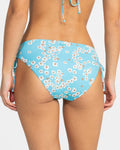 ROXY PT Beach Classics Hipster Ties Bikini Bottom- Maui Blue Margarita