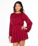 ROXY Women Sunseeker Mini Dress- Biking Red