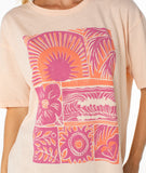ROXY Womens Beach Things Oversized BF Tee