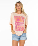 ROXY Womens Beach Things Oversized BF Tee