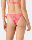ROXY Womens Garden Twirl Tie Side Cheeky Bikini Bottoms