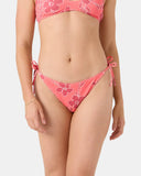 ROXY Womens Garden Twirl Tie Side Cheeky Bikini Bottoms