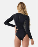 ROXY Womens Geo Flower L/S Surf Suit