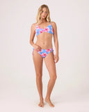 ROXY Womens Hibiscus Daze Athletic Triangle Bikini Top