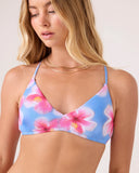 ROXY Womens Hibiscus Daze Athletic Triangle Bikini Top