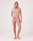ROXY Womens Hibiscus Daze Hipster Lace Full Bikini Bottoms