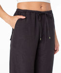ROXY Womens Iyla Wide Leg Pants- Phantom