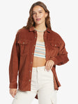 ROXY Womens Let It Go L/S Corduroy Shirt - CPQ0