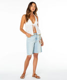 ROXY Womens Message in a Bottle Denim Shorts