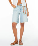 ROXY Womens Message in a Bottle Denim Shorts