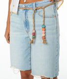 ROXY Womens Message in a Bottle Denim Shorts