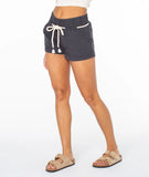 ROXY Womens Paddle On Tie Waist Shorts- Phantom