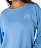 ROXY Womens Surfing By Moonlight Pullover Sweatshirt- BSL