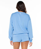 ROXY Womens Surfing By Moonlight Pullover Sweatshirt- BSL