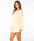 ROXY Womens Surfing By Moonlight Pullover Sweatshirt - NGL