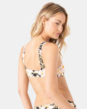 ROXY Womens Tropical Square Neck Bikini Top
