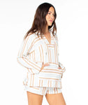 ROXY Womens Wild & Free Pullover Poncho Hoodie - WBS