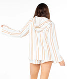 ROXY Womens Wild & Free Pullover Poncho Hoodie - WBS