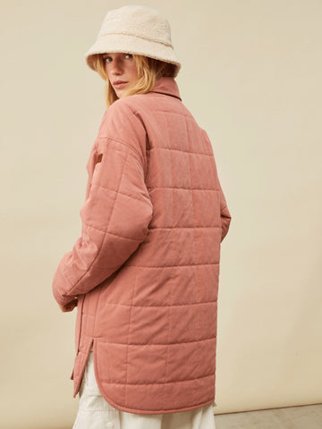 ROXY Womens Next Up Shacket Quilted Jacket