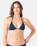 ROXY Womens Rib Love Tiki Triangle Bikini Top