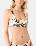ROXY Womens Tropical Square Neck Bikini Top
