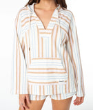 ROXY Womens Wild And Free Pullover Poncho Hoodie