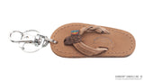Rainbow Sandal Keychain