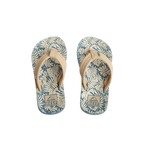 Reef Kids Ahi Sandals- Blue/Tan Palm
