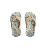 Reef Kids Ahi Sandals- Blue/Tan Palm