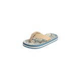 Reef Kids Ahi Sandals- Blue/Tan Palm