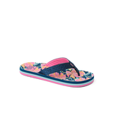Reef Kids Ahi Sandals - Navy Floral