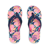 Reef Kids Ahi Sandals - Navy Floral