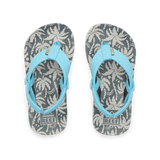 Reef Little Ahi Sandals - Light Blue Palm