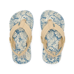 Reef Little Kids Ahi Sandals- Blue/Tan Palm