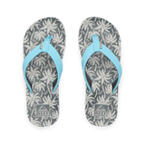 Reef Little Kids Ahi Sandals - Light Blue Palm