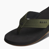 Reef Mens The Layback Sandals - Black/Olive