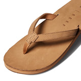 Reef Womens Solana Leather Sandals- Tan