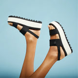 Reef Womens Water Vista Higher Sandals- Vintage Black