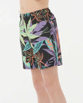 Rip Curl Big Boys Rio Volley Boardshorts- Washed Black