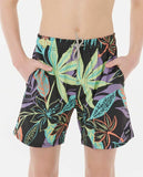 Rip Curl Big Boys Rio Volley Boardshorts- Washed Black