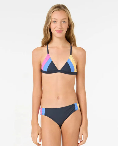 Rip Curl Big Girls Block Party Bikini Set