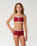 Rip Curl Big Girls Retro Pipe Bikini Set