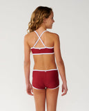 Rip Curl Big Girls Retro Pipe Bikini Set