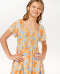 Rip Curl Big Girls Sun Sol Shirred Dress