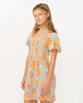 Rip Curl Big Girls Sun Sol Shirred Dress