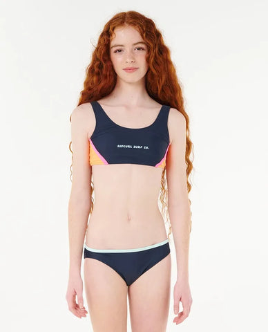 Rip Curl Big Girls Surf Revival Bikini Set